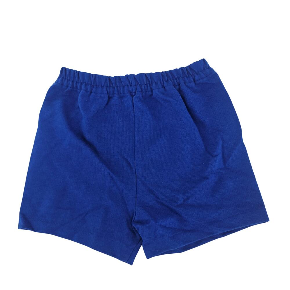 Vintage 1970's Carter's Royal Blue Shorts Boy Size 24 months 27-29 lbs 4041